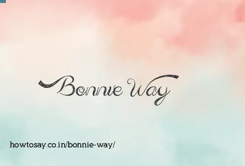 Bonnie Way