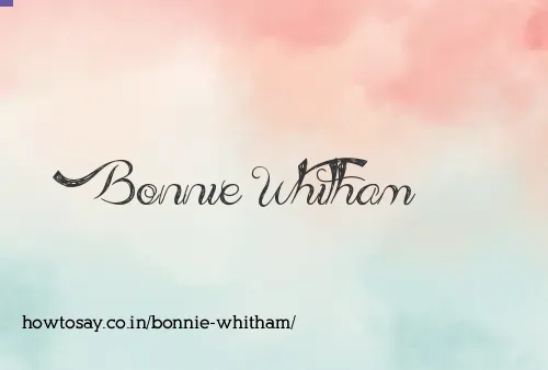Bonnie Whitham