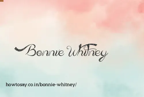 Bonnie Whitney