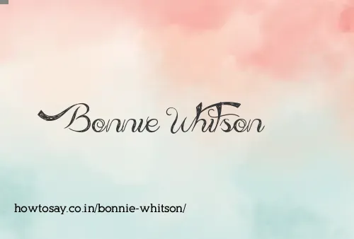 Bonnie Whitson