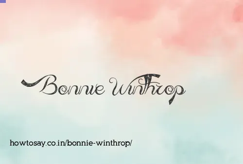 Bonnie Winthrop