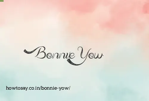 Bonnie Yow
