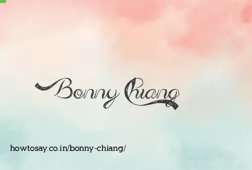 Bonny Chiang