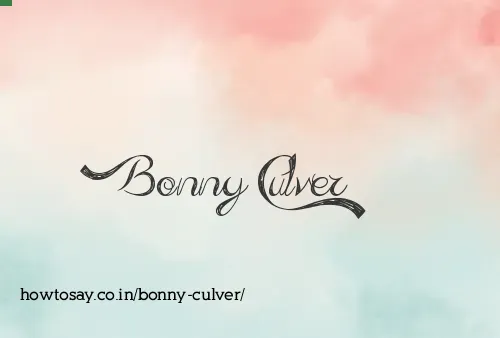 Bonny Culver