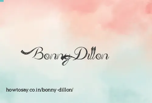 Bonny Dillon