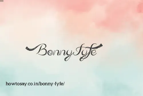 Bonny Fyfe