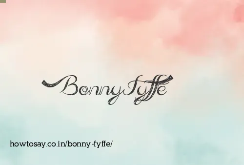 Bonny Fyffe