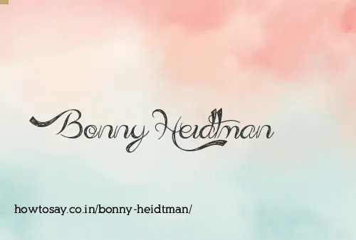 Bonny Heidtman
