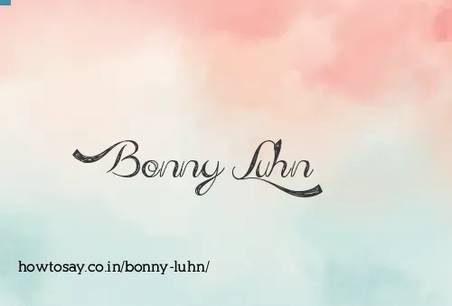 Bonny Luhn