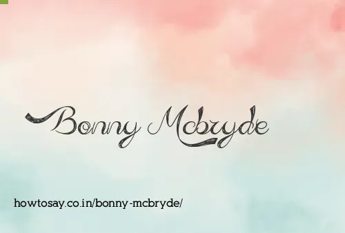 Bonny Mcbryde