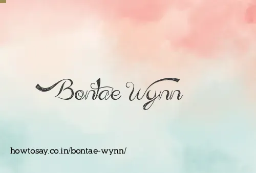 Bontae Wynn