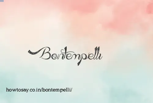 Bontempelli