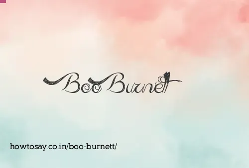 Boo Burnett