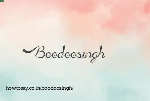 Boodoosingh