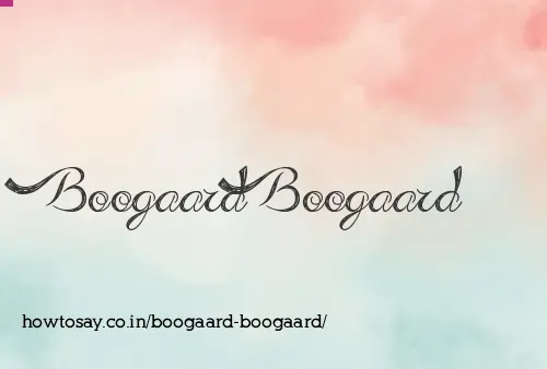 Boogaard Boogaard