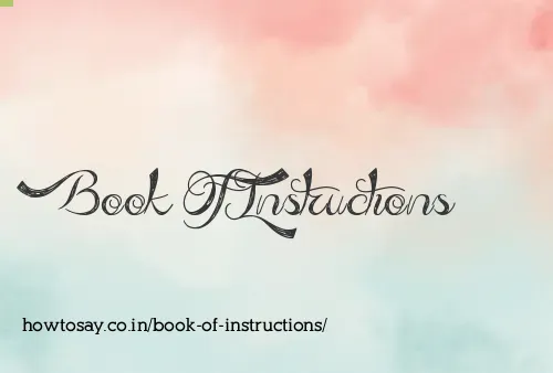 Book Of Instructions