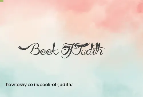 Book Of Judith