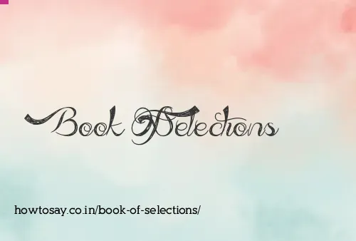 Book Of Selections