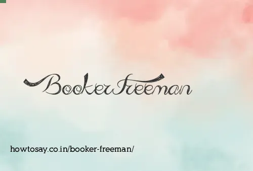 Booker Freeman