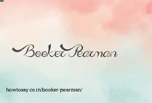Booker Pearman