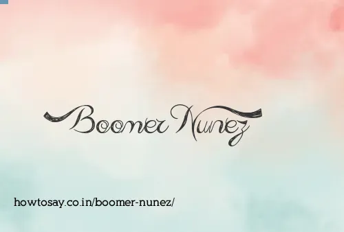 Boomer Nunez