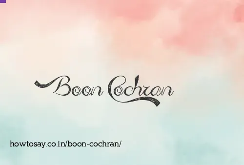 Boon Cochran
