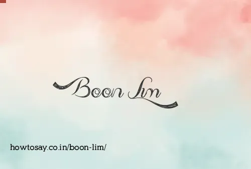 Boon Lim