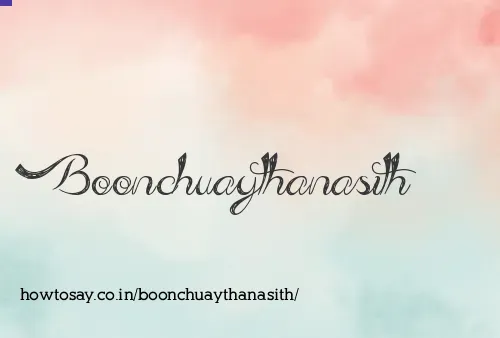Boonchuaythanasith