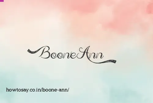 Boone Ann