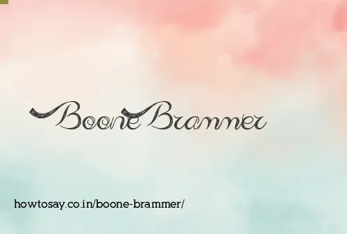 Boone Brammer