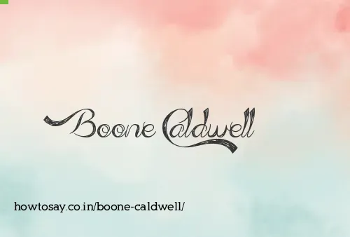 Boone Caldwell