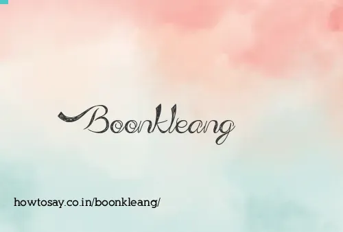 Boonkleang