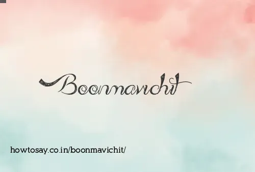 Boonmavichit