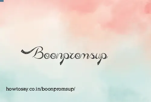 Boonpromsup