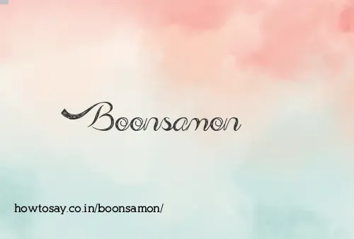 Boonsamon