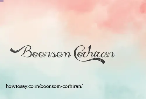 Boonsom Corhiran