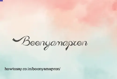 Boonyamapron