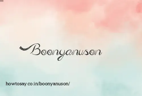 Boonyanuson