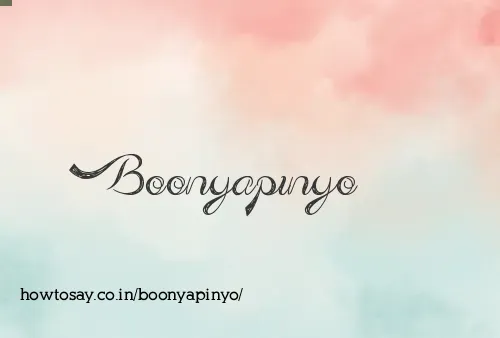 Boonyapinyo