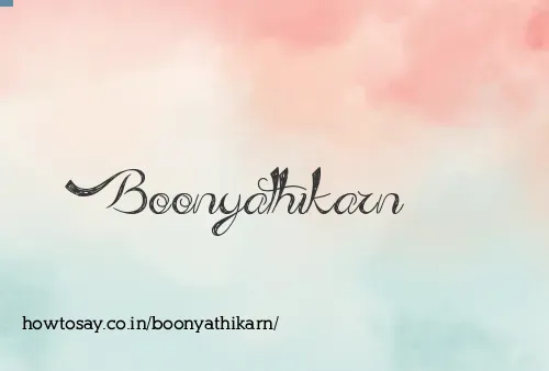 Boonyathikarn