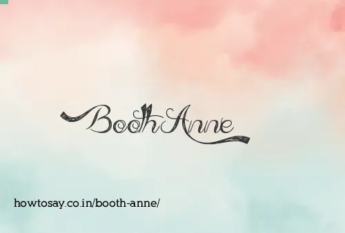 Booth Anne