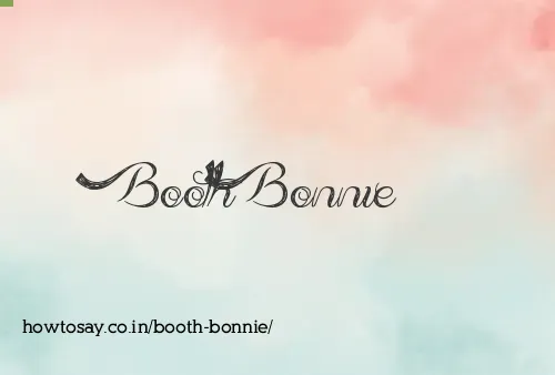 Booth Bonnie