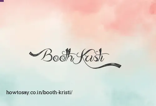 Booth Kristi