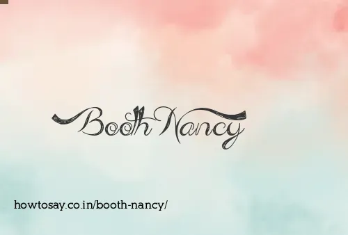 Booth Nancy