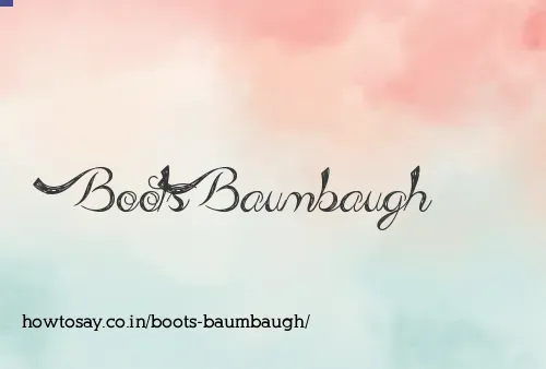 Boots Baumbaugh