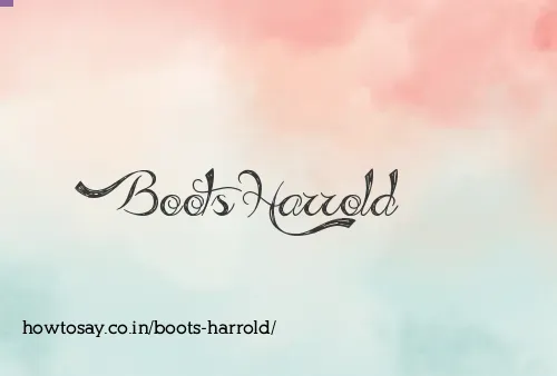 Boots Harrold