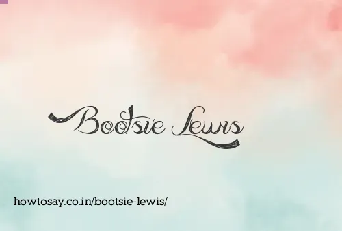 Bootsie Lewis