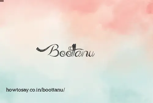 Boottanu