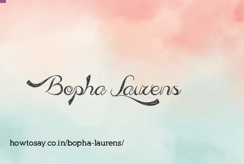 Bopha Laurens