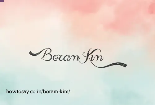 Boram Kim